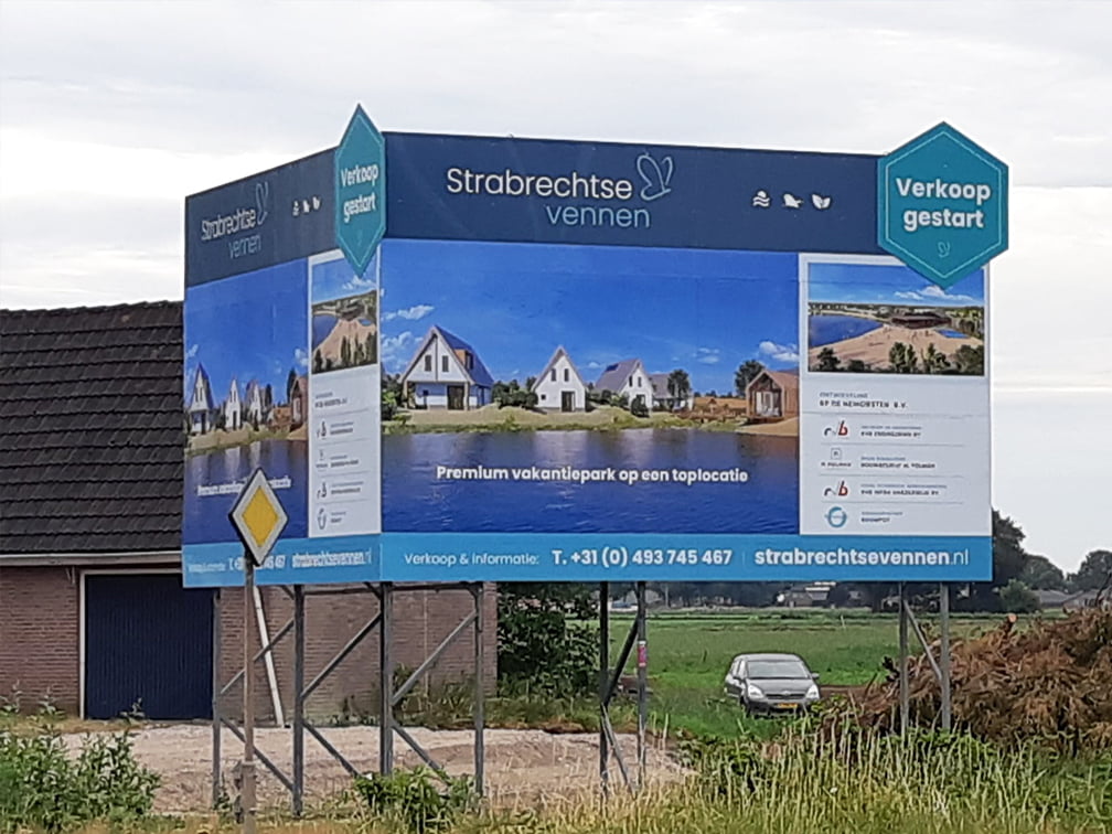 Grondwerkzaamheden Vakantiepark de Strabrechtse vennen zijn begonnen