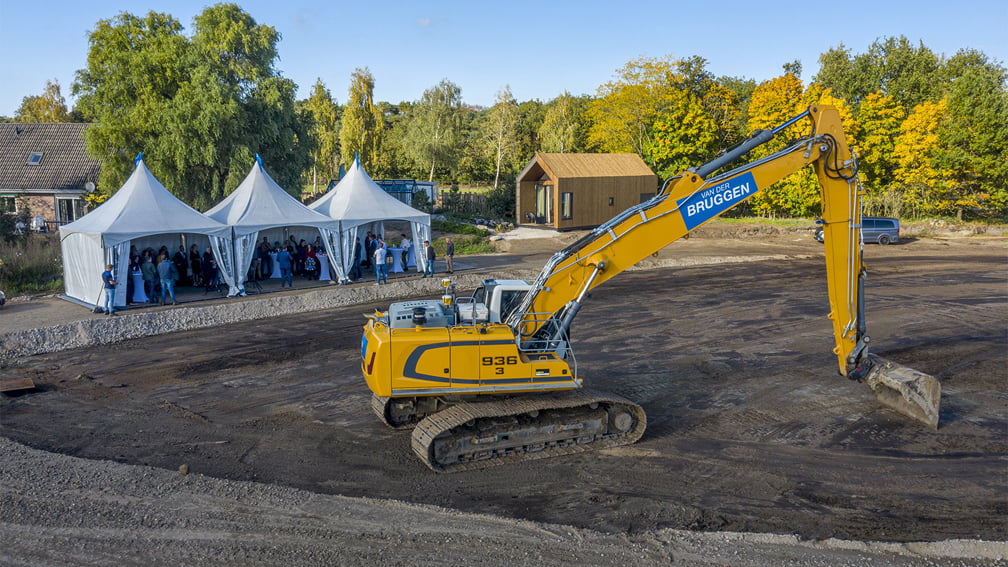 Officiële Start werkzaamheden,  voor de Gemeente en aanwonenden. aanvang werkzaamheden Vakantiepark de Strabrechtse Vennen Someren. bron: Anna Sherstiuk en Rob Fritsen / SIRIS