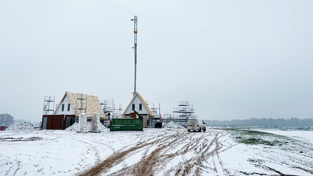 funderingen storten Strabrechtse vennen vakantiewoningen