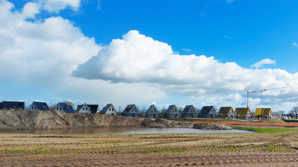 funderingen storten Strabrechtse vennen vakantiewoningen