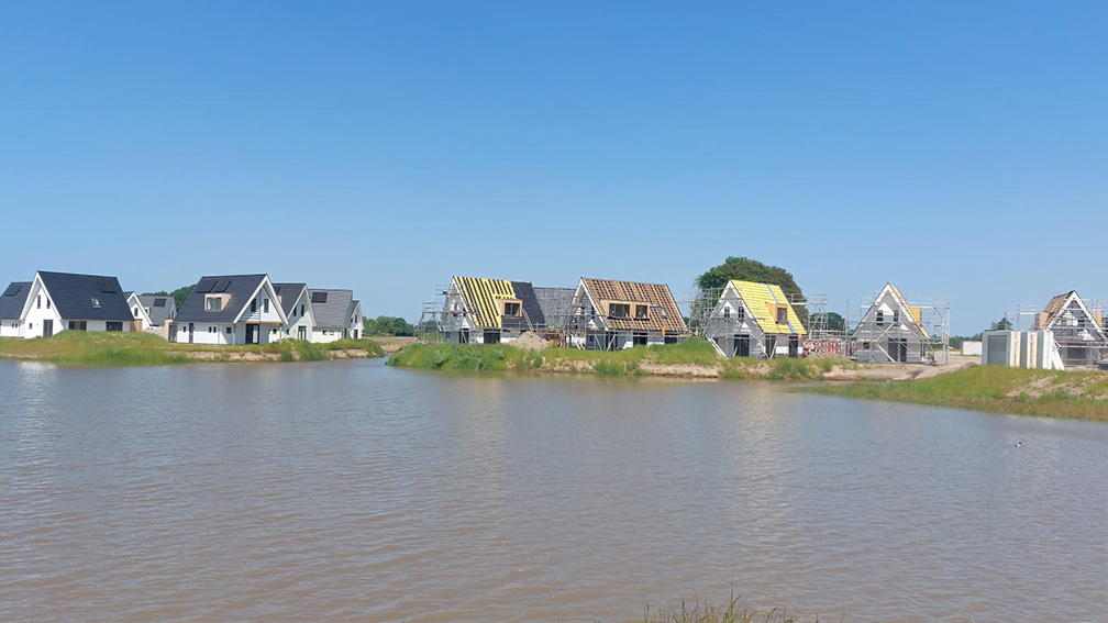 Funderingen storten Strabrechtse-vennen vakantiewoningen