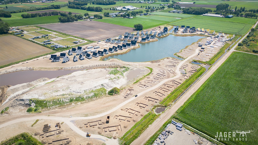 funderingen storten Strabrechtse vennen vakantiewoningen